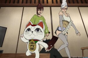 ダンダダン 第5話 謎の“招き猫”が逃げ惑う先行カット解禁!