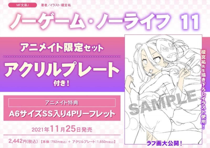 榎宮祐 ノーゲーム ノーライフ 最新刊 第11巻 11月25日発売