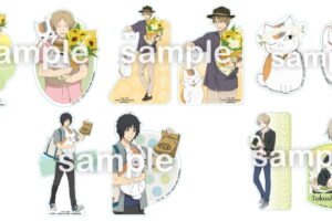 夏目友人帳 ニャンコ先生や夏目貴志たちのステッカー全2種 発売!