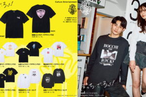 ぼざろ 結束​バンド&ひとりモチーフのTシャツ等 新作アパレル発売
