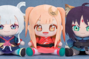 超かぐや姫! VR姿のかぐや​・彩葉・ヤチヨ「ぬいぐる​み」3種発売!