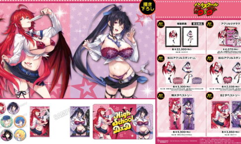 ハイスクールD×D アメスクver. 描き下ろしグッズ 11月一般発売!