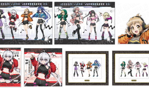 シンフォギアXV「DJ」テーマの描き下ろしグッズ 11月一般発売!