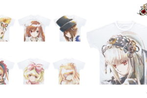 ローゼンメイデン 水銀燈&真紅ら「フルグラTシャツ」が1月再販!