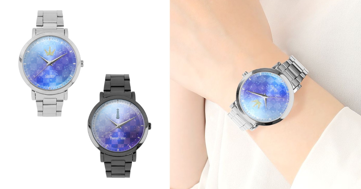 ノーゲーム・ノーライフ 白 & くうはくをイメージ「腕時計」発売!