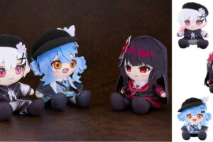 魔法少女ノ魔女裁判 エマ・ヒロ・シェリー 3人のぬいぐるみ 発売!