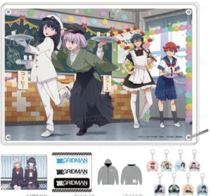 SSSS.GRIDMAN 男装女装姿の描き下ろし”文化祭 Ver.”グッズ 3月発売!