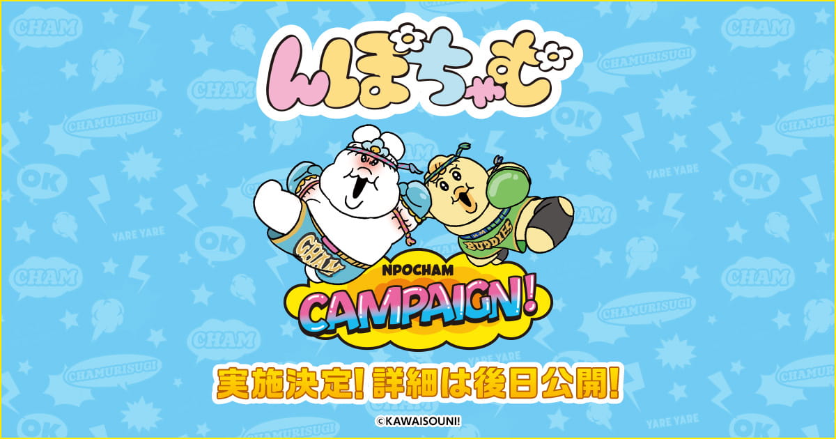んぽちゃむ × ローソン 格闘技テーマのキャンペーン実施決定!