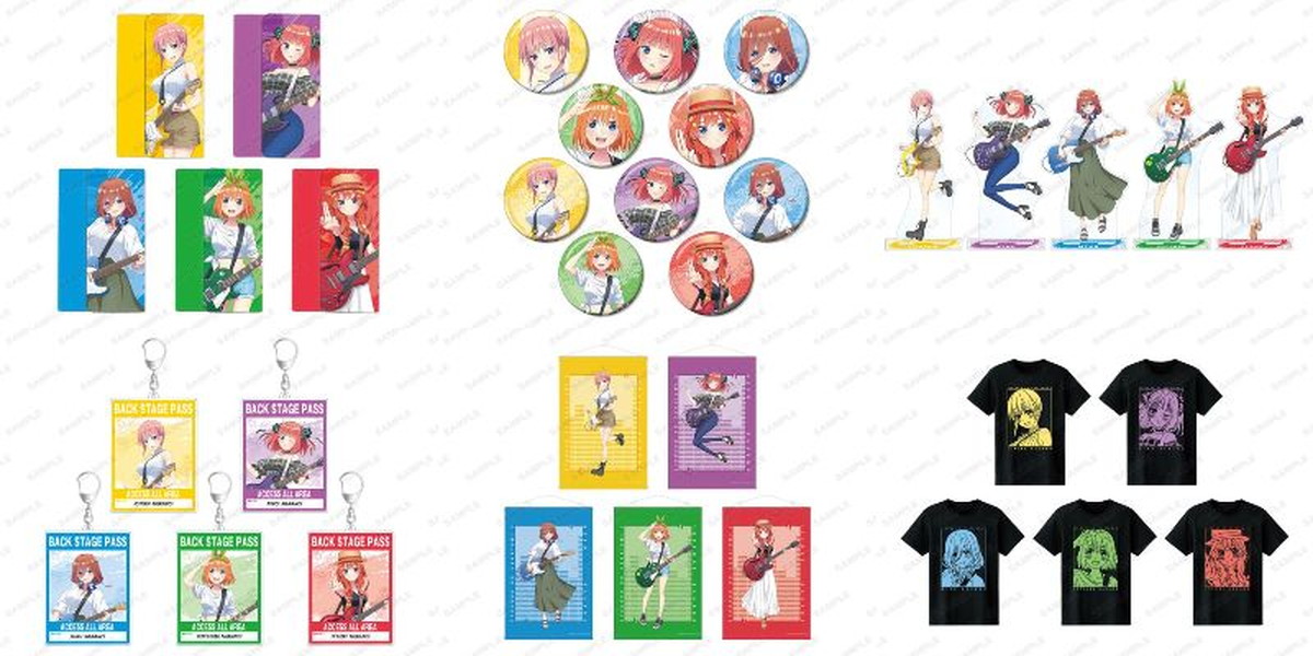 五等分の花嫁∬ × タワーレコード 「ギター演奏ver.」の新作グッズ登場!!