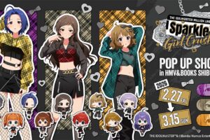 ミリマス "ガールクラッシュ" ストア in HMV&BOOKS 渋谷 2月27日開催!