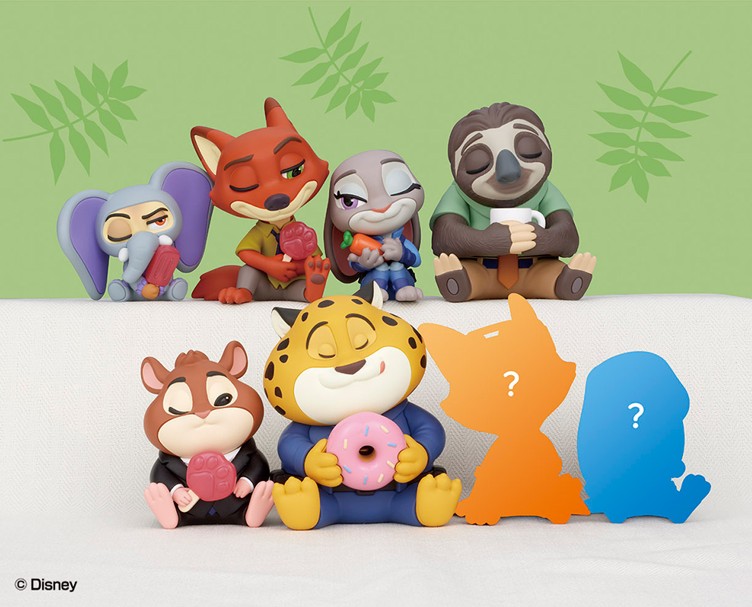 ズートピア『肩ズンHug.』全8種が7月発売! ニックやジュディがうとうと