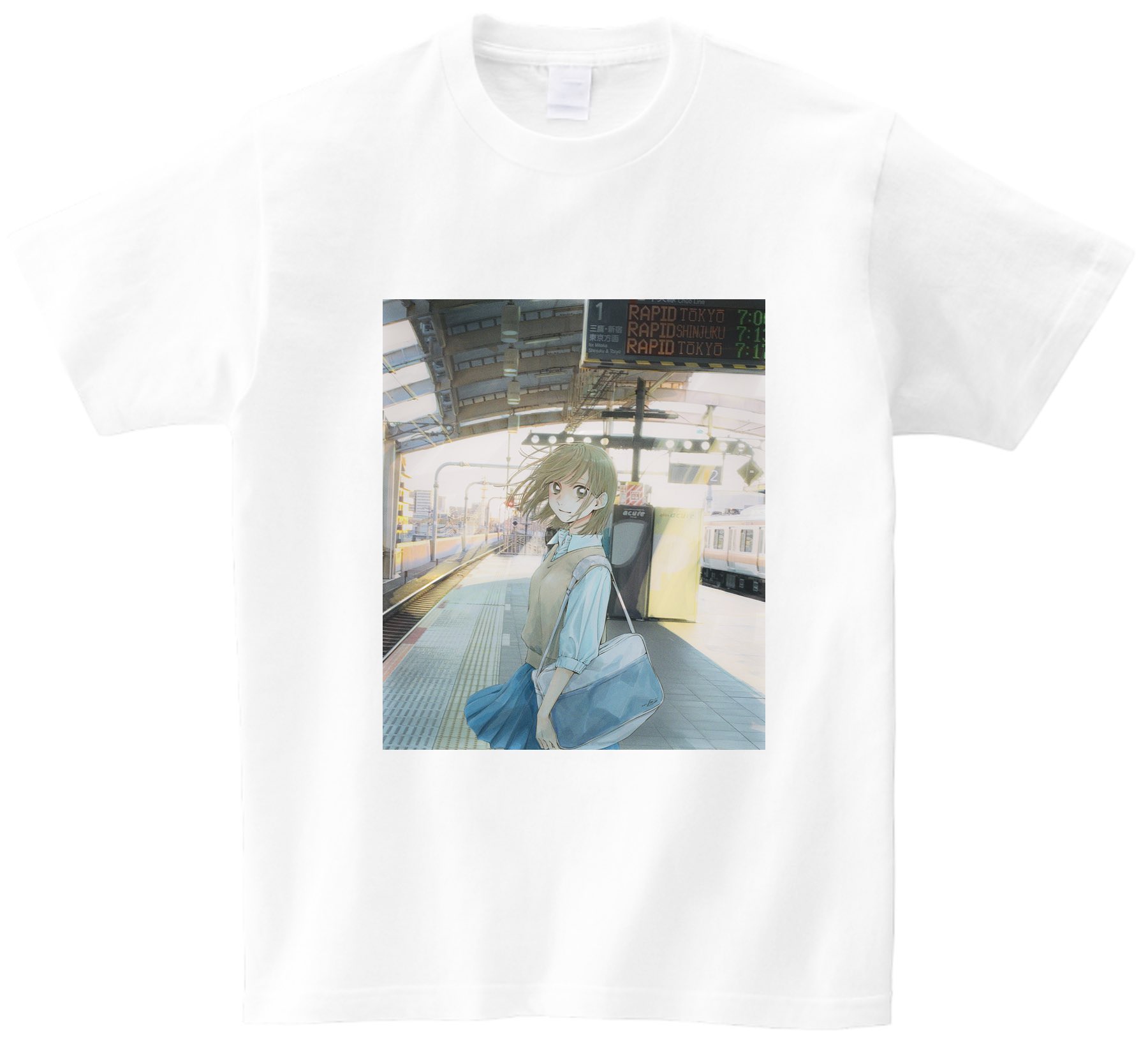 コンビニ受取対応商品】 アオのハコ 千夏画伯の鹿Tシャツ Lサイズ 特典 