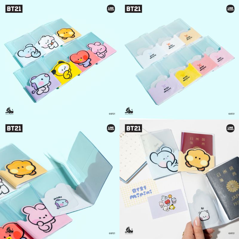 BT21 minini 卒業旅行のお供に! 収納に便利な「パスポートケース」が登場