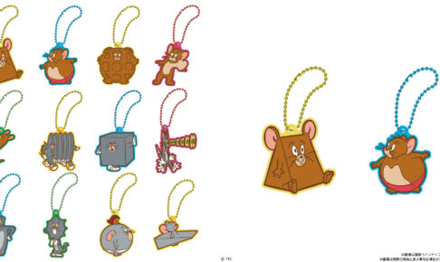 トムとジェリー 奇天烈な姿のぷっくりラバマスビスケット 2月発売!