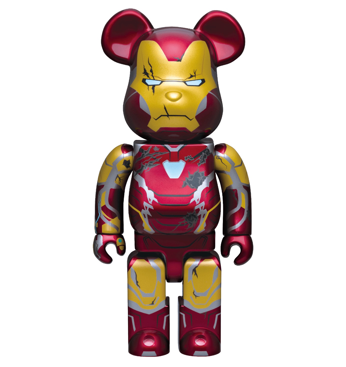 BE@RBRICK Happyくじ アイアンマン - アメコミ