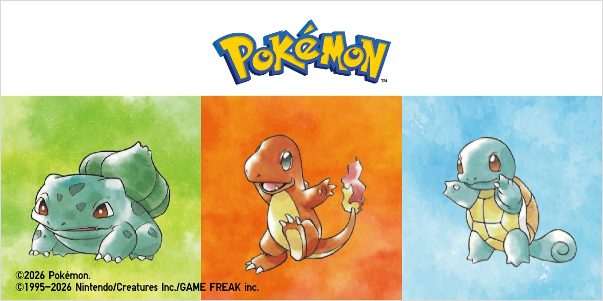 ポケモン × ユニクロ 3月下旬より初代をテーマにしたUT登場!