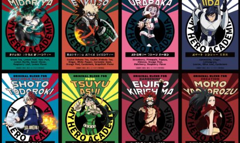 僕のヒーローアカデミア ×  銀色猫喫茶室 コラボブレンドティー登場!