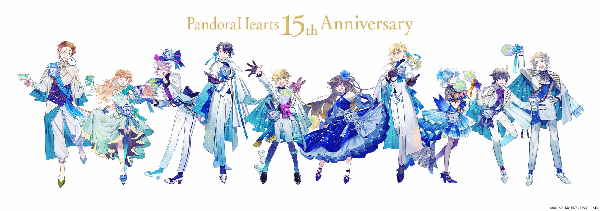 日本初の PandoraHearts 15th ミュージアム アクキー 全10種 セット 