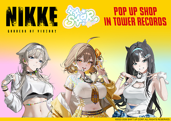 勝利の女神:NIKKE アイドル ストア in タワーレコード 5月1日開催!