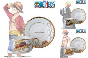 ONE PIECE ×ノリタケ  ルフィ / エース / サボの「カップ&ソーサー」登場!