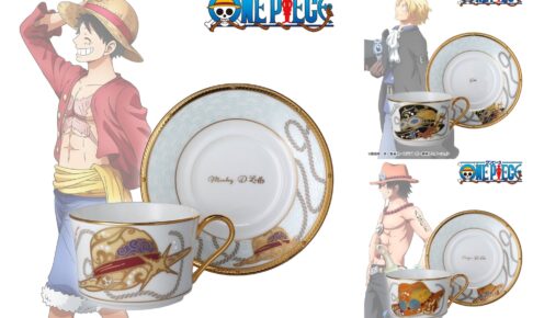 ONE PIECE ×ノリタケ  ルフィ / エース / サボの「カップ&ソーサー」登場!