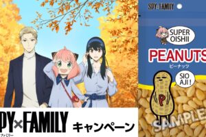 スパイファミリー × ローソン 10月18日よりアーニャが好きなナッツ発売!