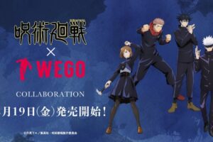 呪術廻戦 × WEGO(ウィゴー) 2月19日よりコラボアイテム発売!!
