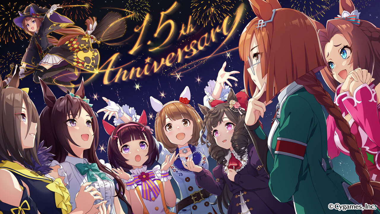 ウマ娘 プリティーダービー 1 5周年記念 サイゲームス描き下ろし解禁