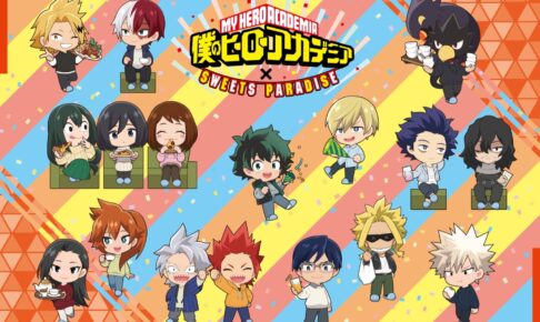 『僕のヒーローアカデミア』　スイパラ　海の家　爆豪　5点セット 公式スイーツパラダイス