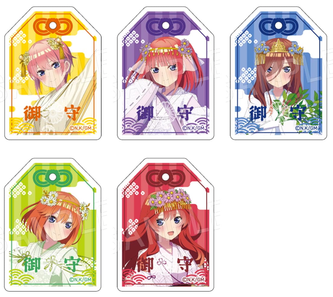 五等分の花嫁 巫女衣装まとう淑やかな五つ子の描き下ろしグッズ 5月発売