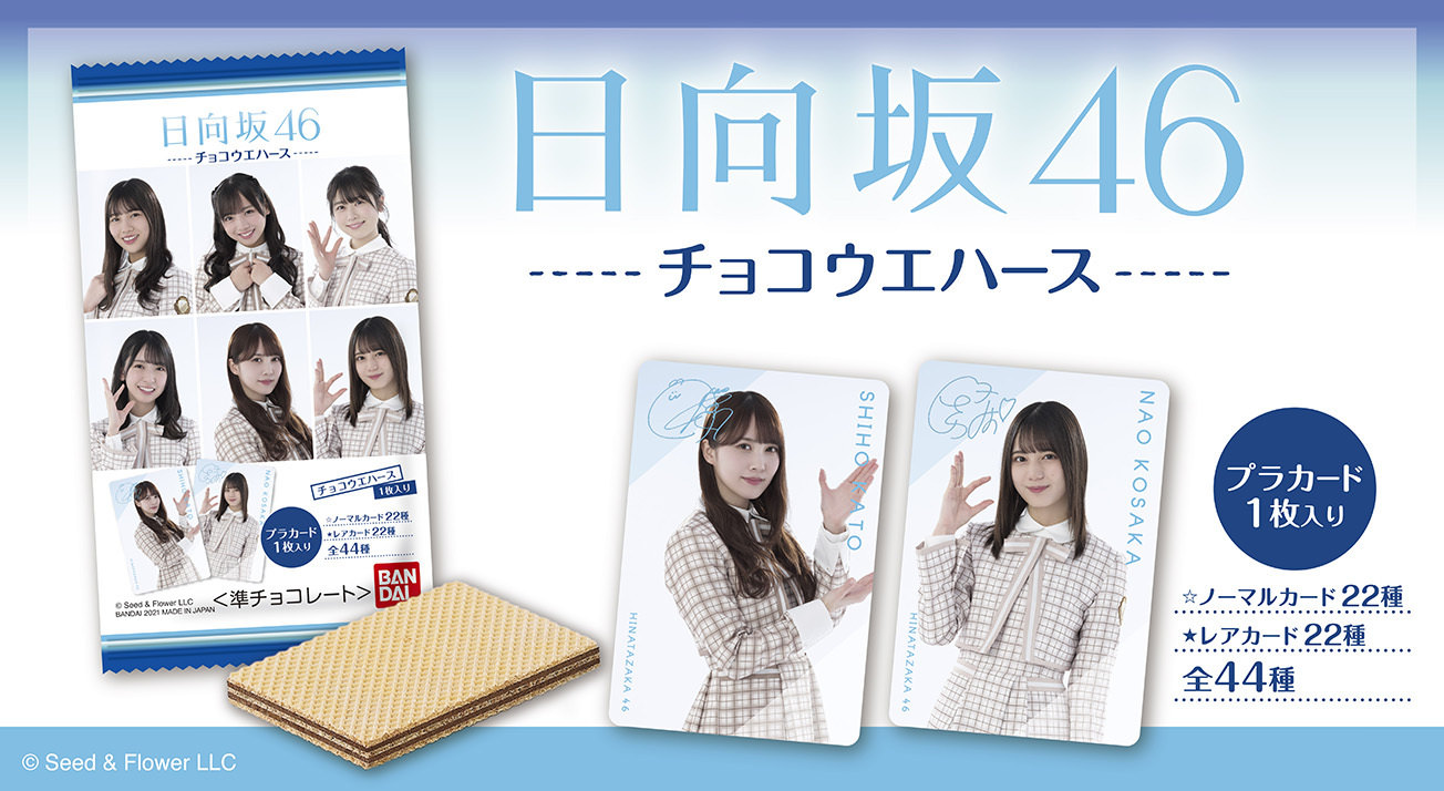 日向坂46 プラカード付き チョコウエハース 7月26日より発売!