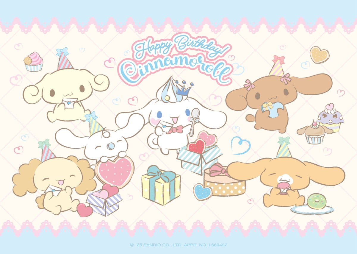 シナモロール 誕生日メニュー 2月26日よりシナモロールカフェに登場!