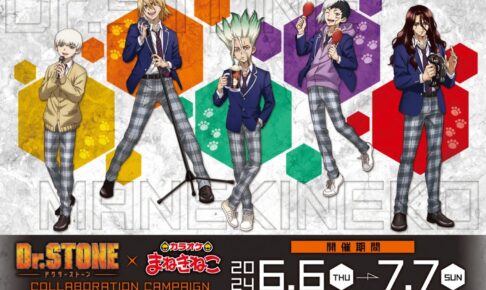 まとめ売り ドクターストーン Dr.STONE ドクスト 龍水 まねきねこ ドクターストーン × カラオケまねきねこ 6月6日よりキャンペーン