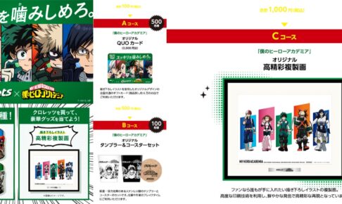 ヒロアカ クロレッツ 6月4日よりコンビニ等でキャンペーン実施