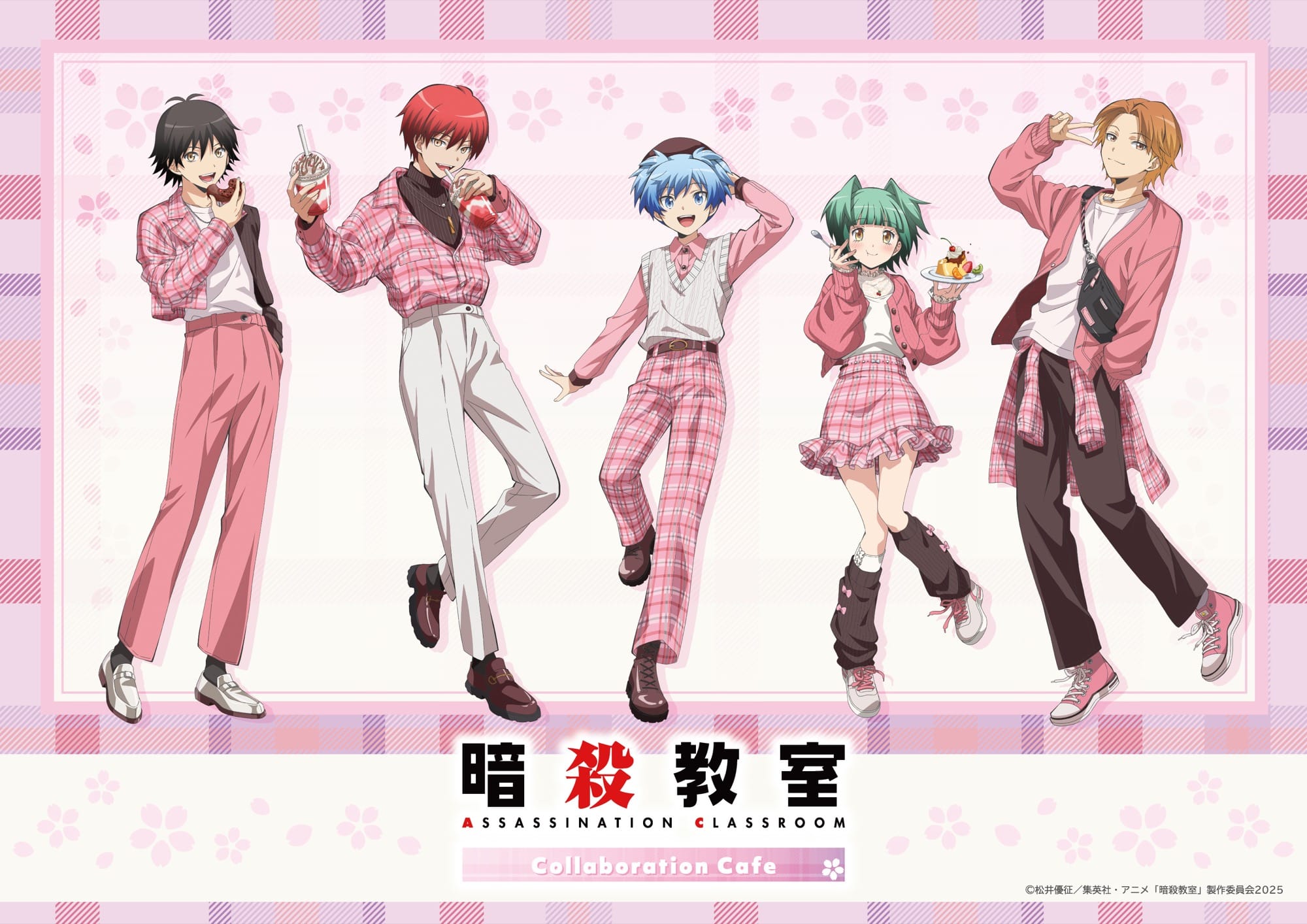 暗殺教室 10周年記念 春カフェ in 4会場 3月17日より順次開催!