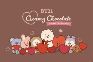 BT21 カフェ 第2弾 in スイパラ 1月16日よりバレンタインコラボ開催中!
