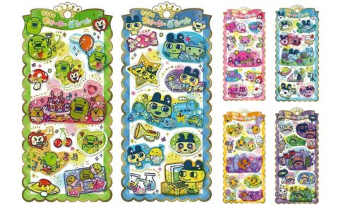 たまごっち ゆらゆらキラキラかわいい「ウォーターシール」全6種