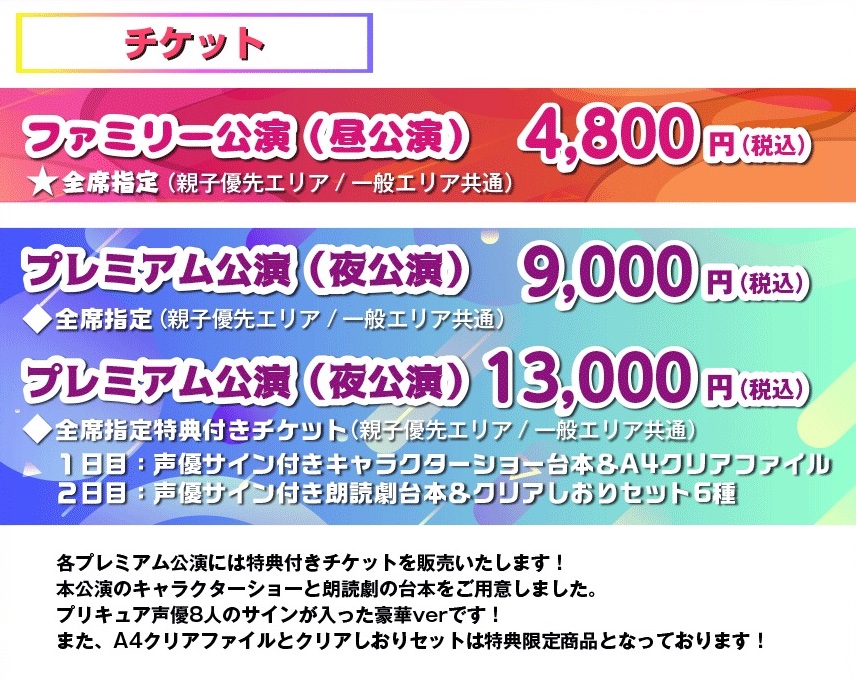 誠実】 デリシャスパーティープリキュア デパプリ感謝祭 1日目公演特典