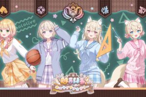 ホロライブ × スイパラ 4月14日より学校テーマのコラボカフェ開催