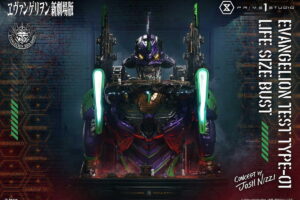 エヴァ新劇場版 全高86cmの圧倒的存在! 初号機の巨大スタチュー発売!!