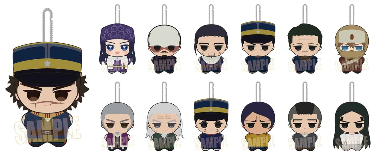 ゴールデンカムイ 二頭身ぬい「ぽにすてっぷ」全13種 11月発売!