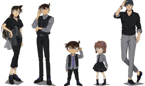 映画「名探偵コナン 黒鉄の魚影」コナンらの黒ずくめビジュアル解禁!