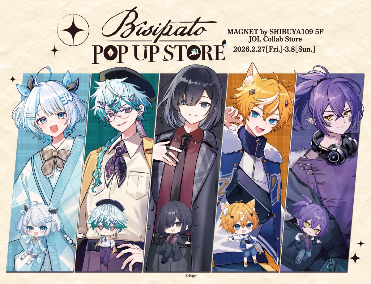 びじぱと ポップアップストア in 渋谷 2月27日より開催!