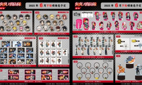 店内商品がすべてレジにて半額！！ 炎炎ノ消防隊 参ノ章を彩るシンラ＆アーサーたちの新作グッズ 6 全巻セット