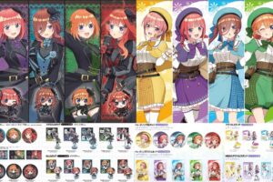 五等分の花嫁 画家とゴシックアイドル姿で魅せる五つ子グッズ 7月発売!