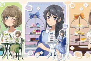 青ブタ 麻衣・花楓・朋絵が優雅に集う、お茶会 Ver. 新作グッズ 8月発売!