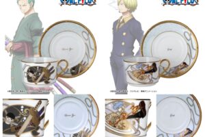 ONE PIECE × ノリタケ 第2弾 ゾロとサンジのカップ&ソーサー 11月発売!