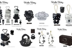 ハローキティ モノトーンが大人可愛い “BLACK ANGEL” グッズ 9月発売!