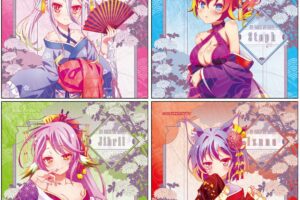 ノゲノラ 白やジブリールたちの和服サイバー 描き下ろしグッズ 9月発売