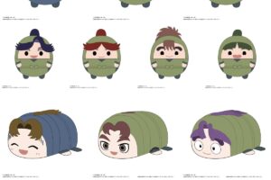 忍たま 三年生&小松田さんのぬいぐるみ ふわコロりん&ぽてコロ 10月発売